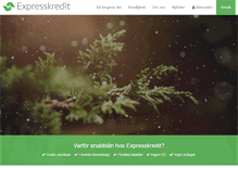 Tablet Screenshot of expresskredit.se