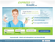 Tablet Screenshot of expresskredit.net